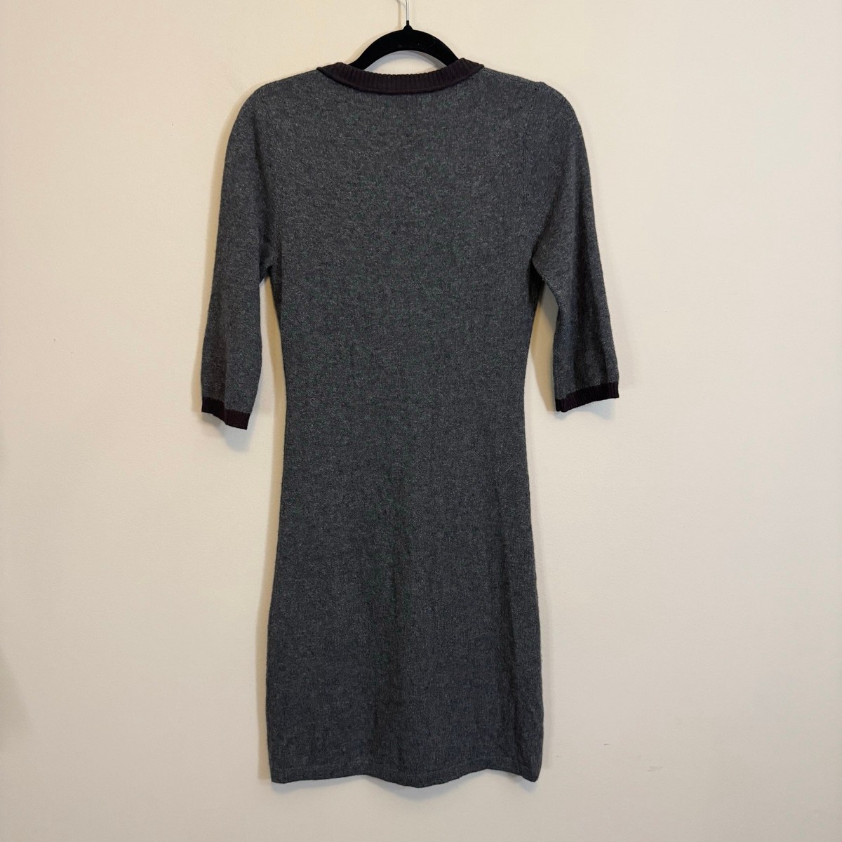 grey going out dress Max & Moi Sweater Size 36 Gray black Goingout Party Cocktail Eveningwear Fall '25