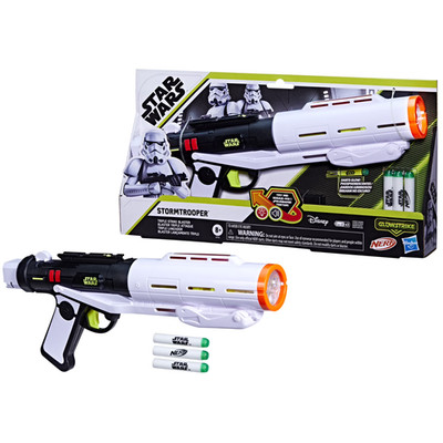 Hasbro Disney Nerf Glowstrike Star Wars Stormtrooper Triple Strike Blaster