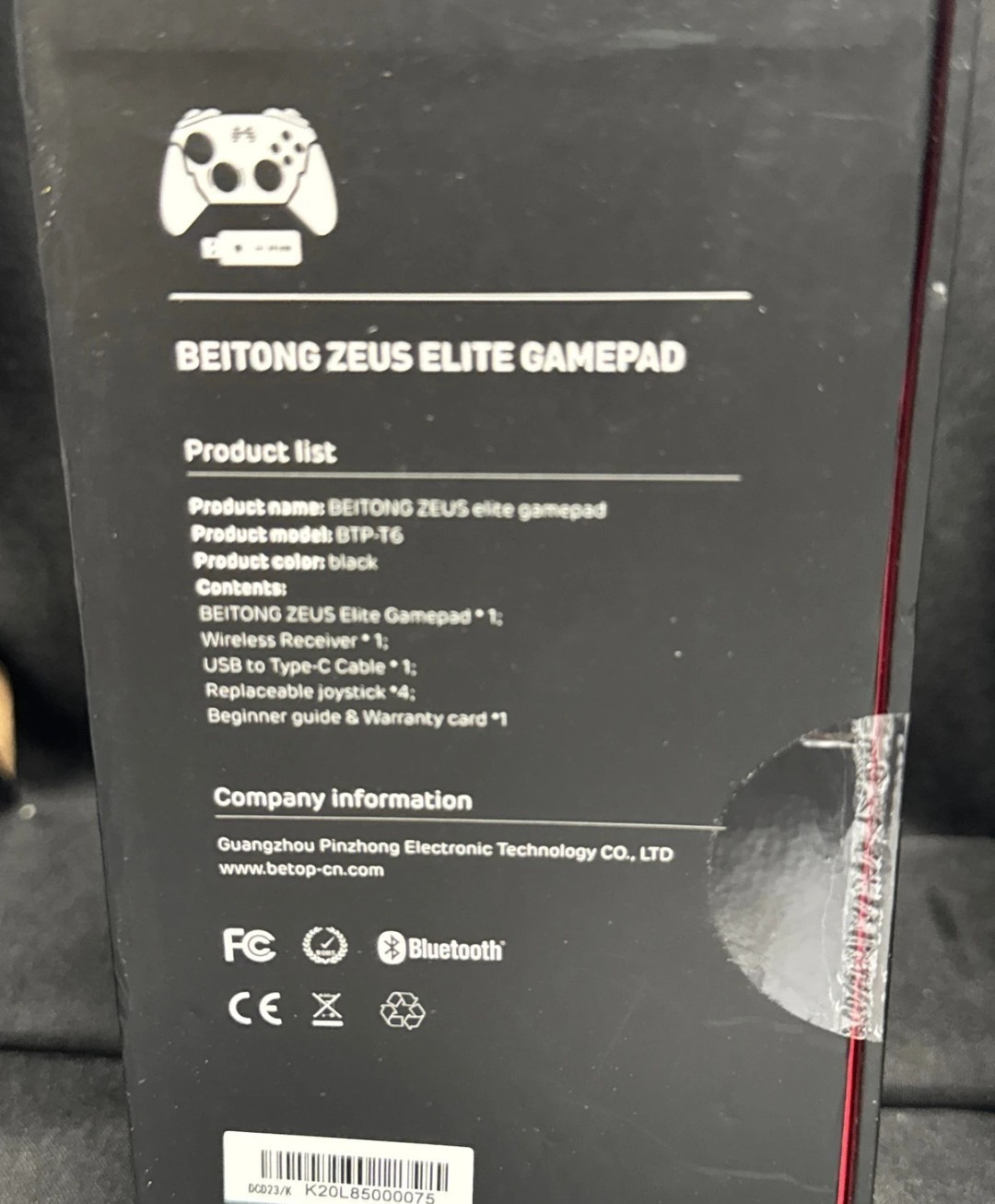 Beitong Zeus Elite Gamepad BTP-T6 Wireless Mechanical RGB PC Switch (N) image 3