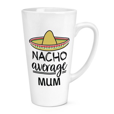 Nacho Durchschnitt Mutter 483ml Groß Latte Becher Tasse Worlds Best Tag Lustig