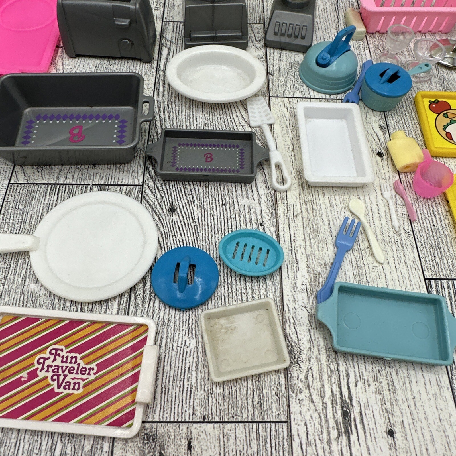 Vintage Barbie Doll Kitchen Accessories Lot Drying Racks Coffee Cup