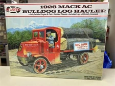 Atlantis M2401 1926 Mack AC Bulldog Log Hauler model kit