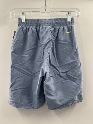 Nike Boy's Elastic Waist Drawstring Mesh Lining Blue Nike Logo Size 10/12 NWT - 第 7/7 張圖片