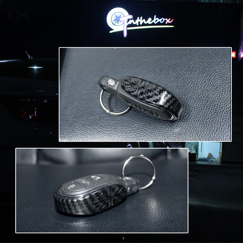 1PC Fibra de carbono coche llavero caso Shell Holder para 2014-2019 MINI Cooper 3ª generación - Imagen 6 de 7