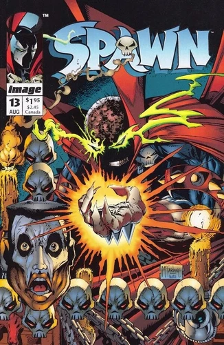Spawn #13 Origin of Chapel's disfigurement By Spawn (1993 Image Comics)