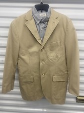 Vintage Polo Ralph Lauren Tan Cotton Blazer Men's