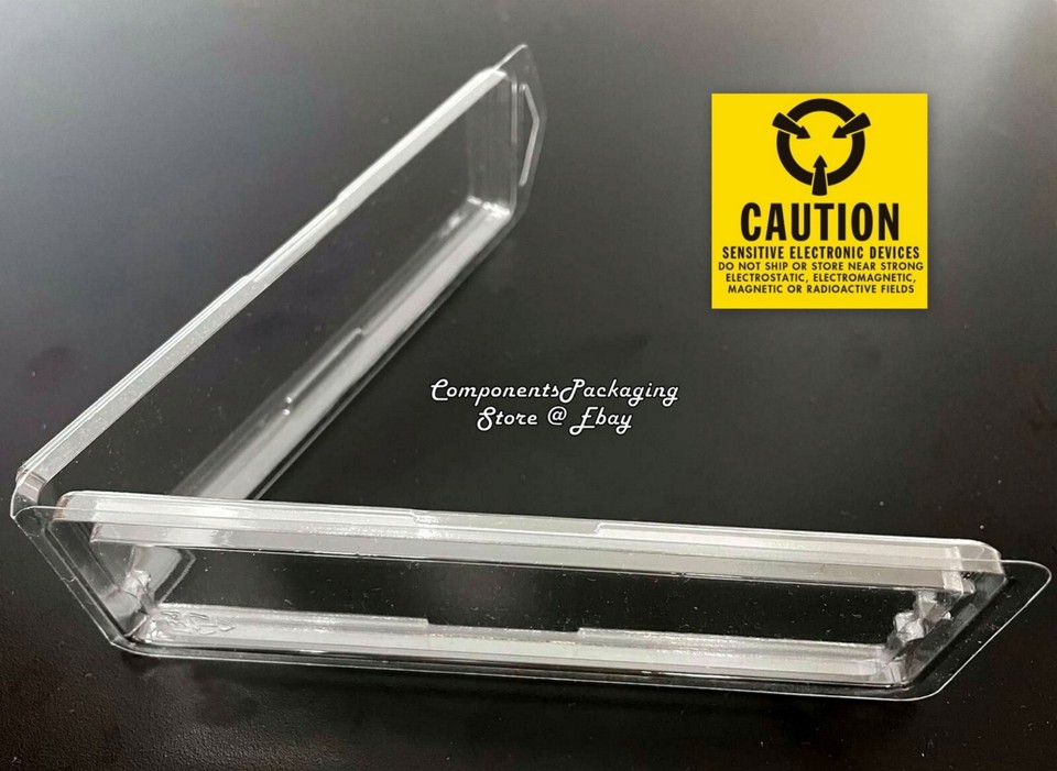 10 Custodie Singole Per Memoria SODIMM DDR4/DDR5 – Clamshell Protettivo Trasparente
