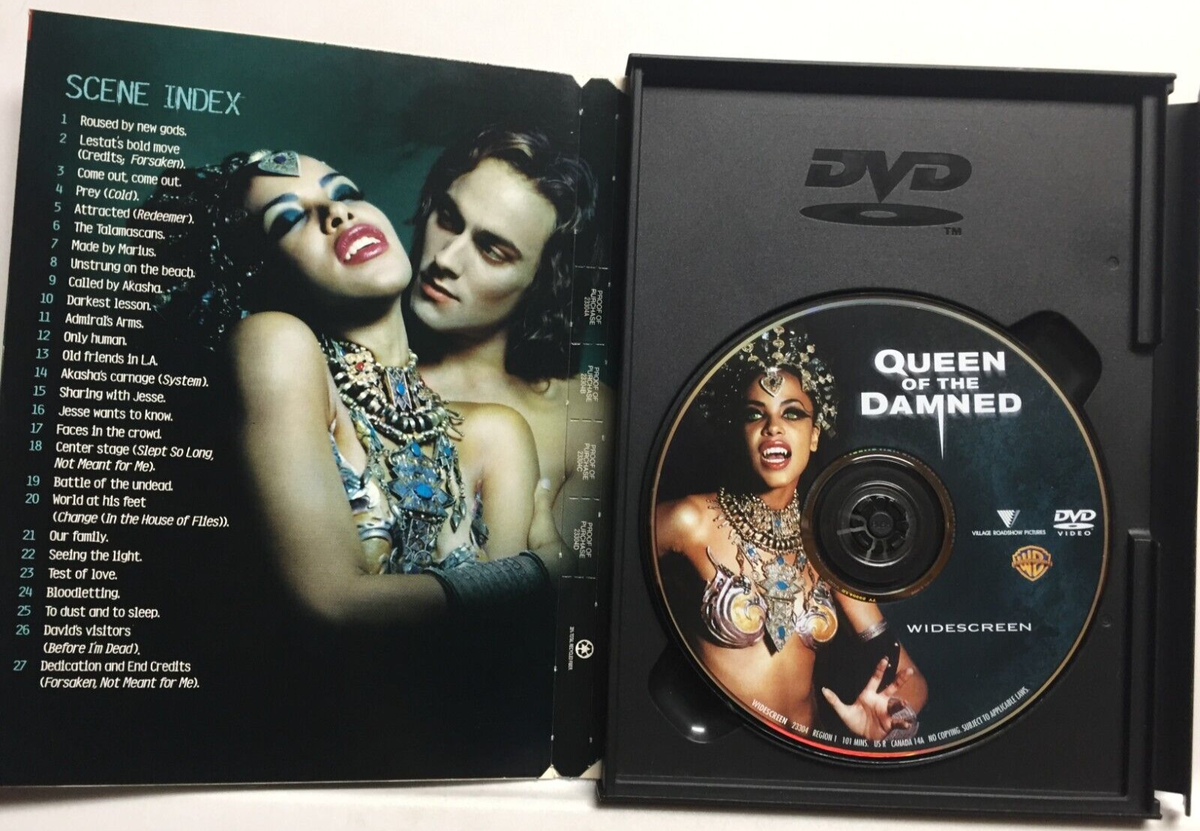 Queen of the Damned (DVD,2002,Widescreen) Stuart Townsend, Aaliyah