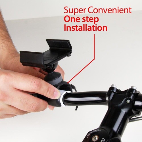 Koomus BikeGo 2 Universal Smartphone Bike Mount Holder Cradle for All iPhones an - Picture 5 of 9