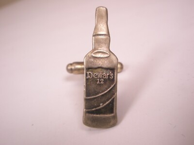 Dewar's 12 Year Scotch Whisky SINGLE Vintage Cuff Link replace lost/broken zc40