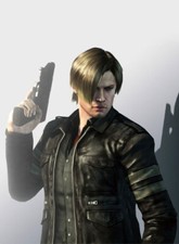 RESIDENT EVIL 6 LEON KENNEDY LEATHER JACKET GRAY STRIPED LAMBSKIN LEATHER JACKET