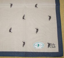 POLO CLUB Logo Mark Handkerchief 45cm /WAKABAY