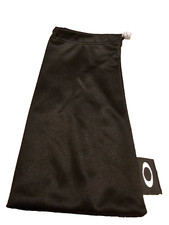 Oakley Black Soft Drawstring Cleaning Cloth Bag Pouch Sunglasses Eyeglasses