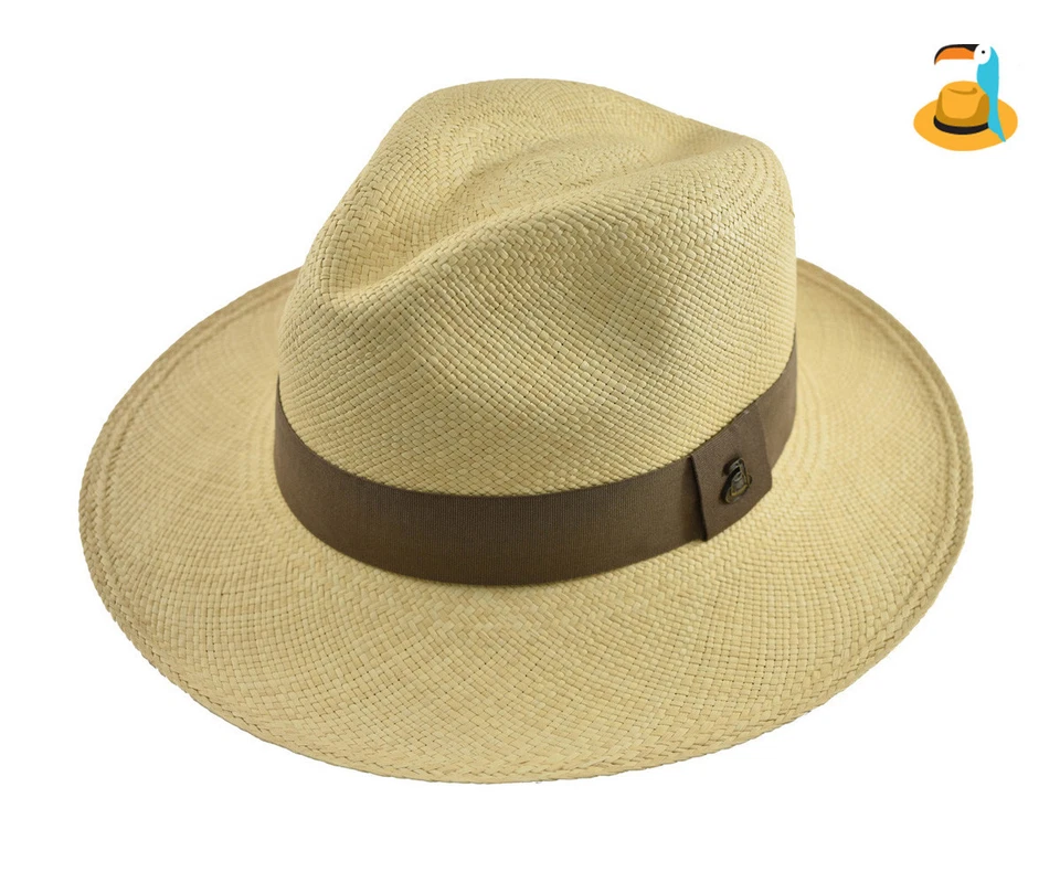 Classic Fedora | Genuine Panama Hat | Toquilla Straw | Handwoven in Ecuador | EA - Image 3 of 4