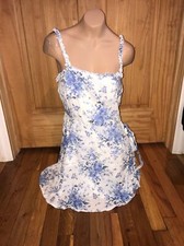 Womens blue floral dress