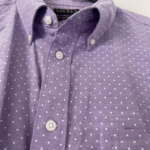 Lauren Ralph Lauren Black Label Men’s Button Up Shirt Stretch Fabric Sz XL - Picture 7 of 12