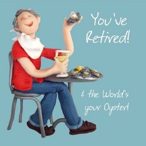 You've retired Holy Mackerel card worlds your oyster