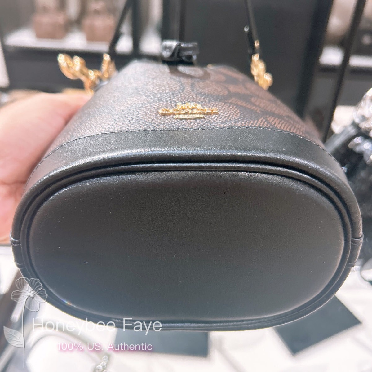 NWT Coach Mini Bucket Bag In Signature Canvas CR145/CW301 NWT Coach Mini Bucket Bag In Signature Canvas CR145/CW301