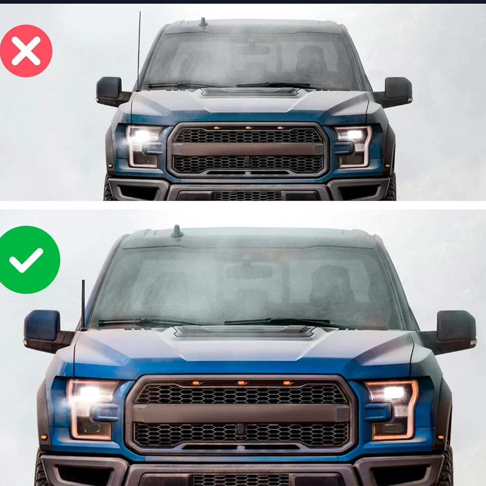 7" Short Antenna Mast Radio AM/FM For MITSUBISHI OUTLANDER SPORT 2011-2017 - Image 3 of 4