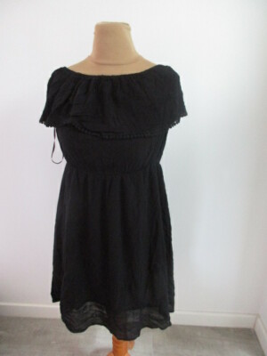Robe Last Girl Noire Taille S – Neuve Avec étiquettes – Coton Mélangé