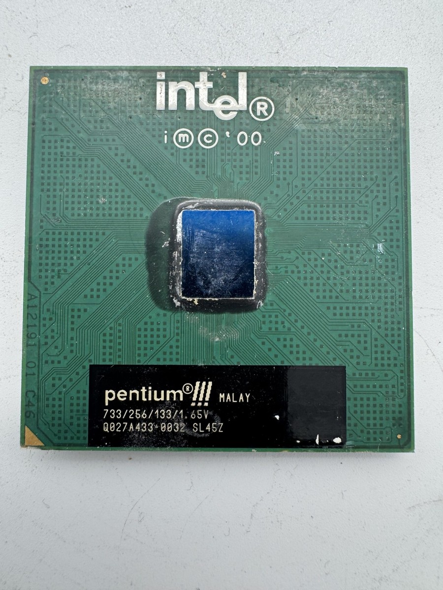Cpu intel pentium iii 733/256/133/1.65v sl45z | eBay