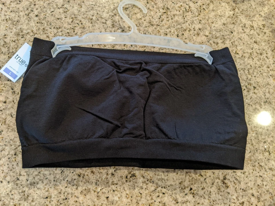 Bralette Bungee Bandeau Rue21 Negro Sin Costuras Sin Tirantes L (36B 36C) Foto 4 de 4