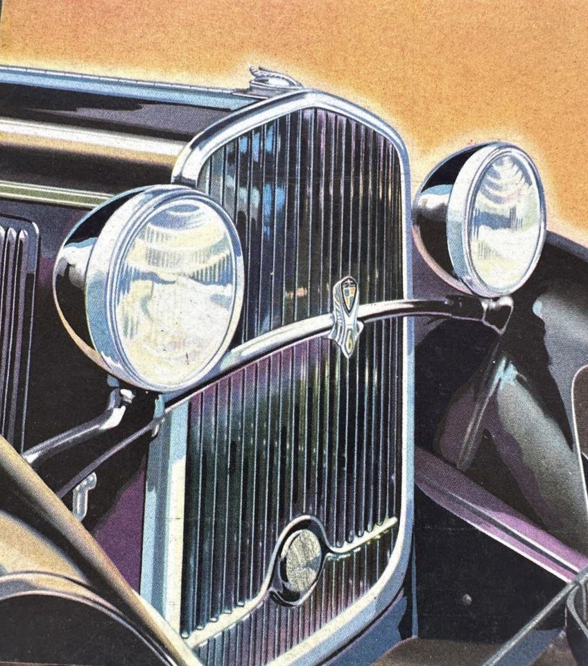 Folleto de venta Chrysler Desoto 1931 seis colores, 5 modelos FP108 Foto 3 de 4