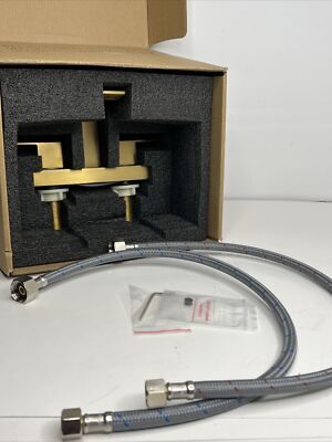 KES Brushed Brass Bathroom Faucet 2 Handles  L4101LF-BZ