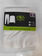 Athletic Works Boys Thermal Waffle Underwear Set-Cream-XXL 18 -NWT-RN 52469