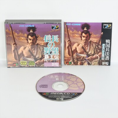 NOBUNAGA NO YABO HAOHDEN Sega Mega CD mcd