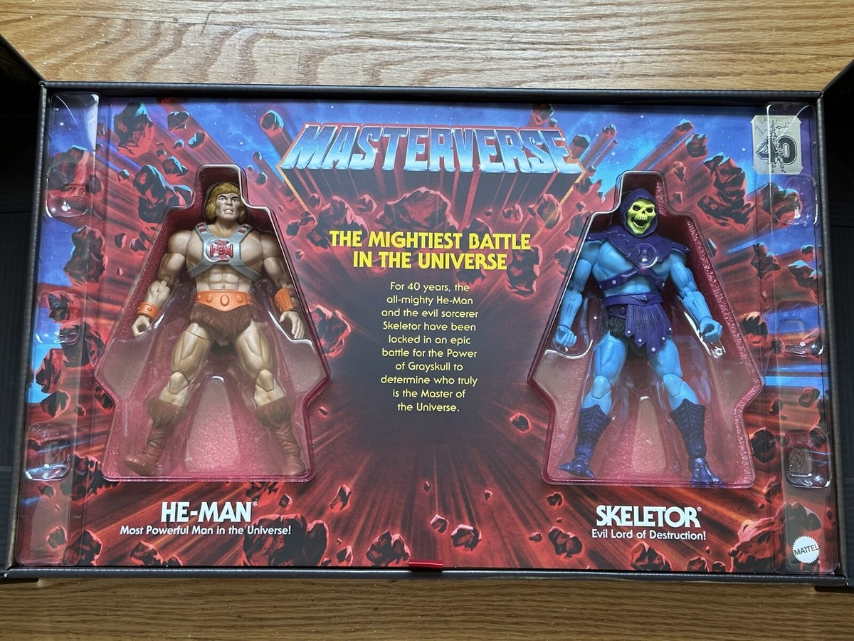 MOTU Masterverse SDCC Exclusive He-Man vs Skeletor 40th