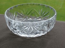 Irish Cavan Crystal " SHEELIN "  4.25"  Bowl - Stamped - Ex Cond