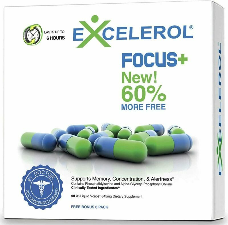 Excelerol Focus Plus New product type Brain Capsules Count Supplement 60 Limited time for free shipping