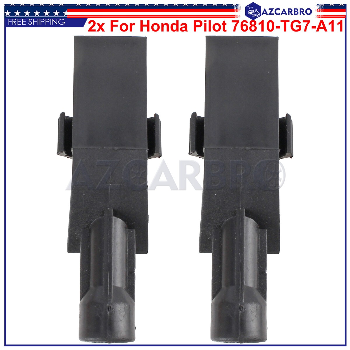 2x Front Windshield Washer Nozzle 76810-TG7-A11 For 2016-21 Honda