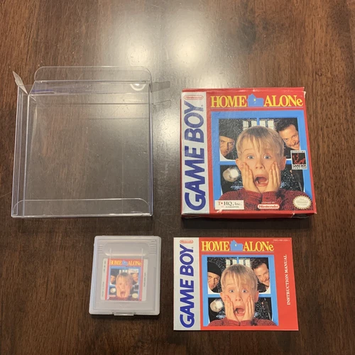 Home Alone Nintendo Game Boy Authentic Game Manual Box Vtg 90s Christmas Movie