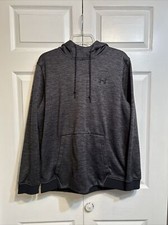 Under Armour Men's Pullover Sweater Hoodie Jacket Size L Large Gray ColdGear