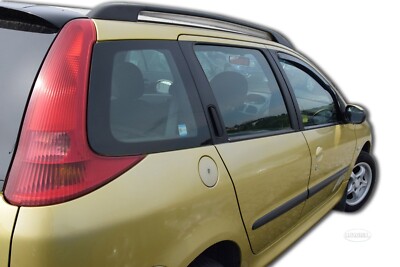Windabweiser Außenmontage Für Peugeot 206 3d 1998+ 3 Türen - 2 Stk. Vorderseite