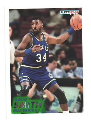 1993-94 Fleer NBA Basketball Dallas Mavericks Doug Smith