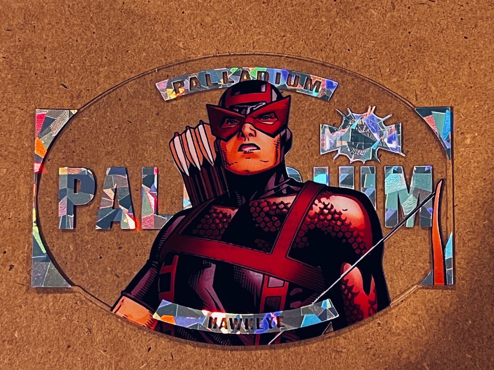 2022 Marvel Metal Universe Spider-Man PALLADIUM #13 of 50 HAWKEYE😍*