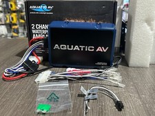 Aquatic AV AQ-AD300.2-MICRO 2-Channel Waterproof Amplifier for Harley Davidson