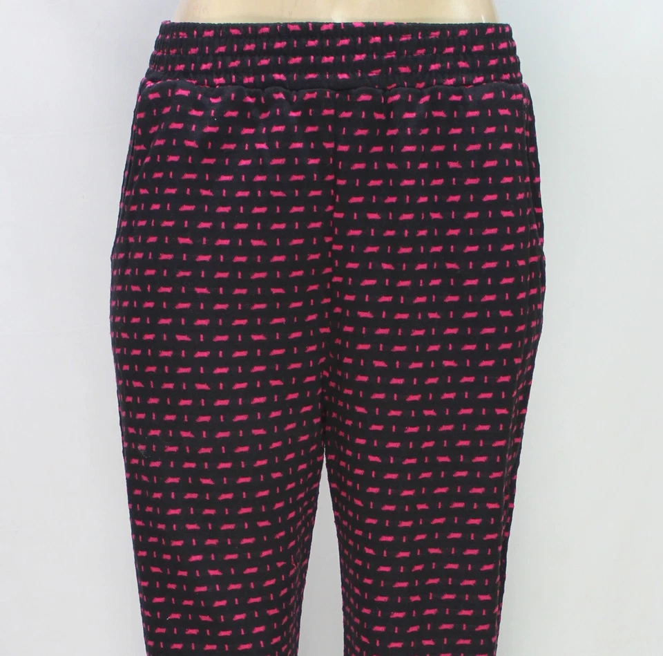 Vintage Gitano Women's Pull On Fleece Pants Black Size M - Image 3 of 4