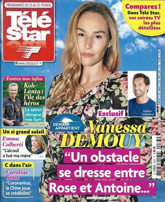TELE STAR n°2263 15/02/2020 Vanessa Demouy-''Demain nous appartient''/ ''Koh-Lanta''