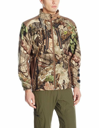 Quiet Hooded Camo Hunting Jacket, MOC 