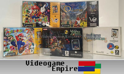 1x Nintendo GameCube Big Box Spiele OVP Game Cube Schutzhüllen Hüllen 0,4 mm 