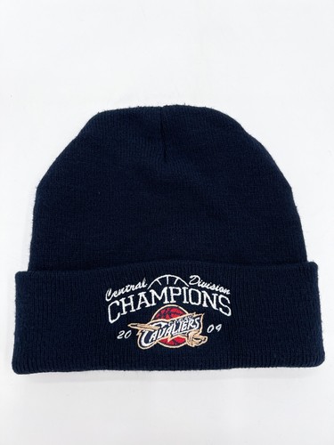 Cavaliers Beanie Hat Cap Navy Knit NBA 