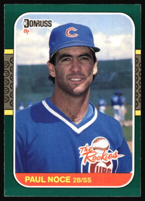 1987 Donruss The Rookies Paul Noce #51 Chicago Cubs