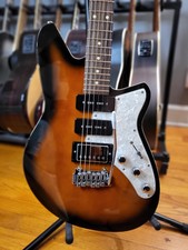 Reverend Six Gun Hpp Electric Guitar - Coffee Burst