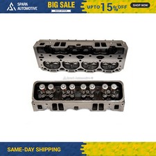 Pair Complete Cylinder Head Fit 96-02 Gmc Chevrolet Cadillac 5.7l Ohv Vortec