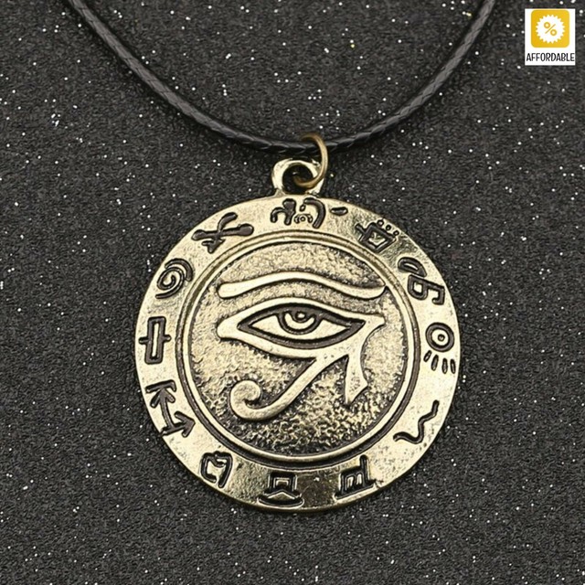Evil Eye Amulet Necklace Men The Eye Of Horus Ancient Egyptian Religion
