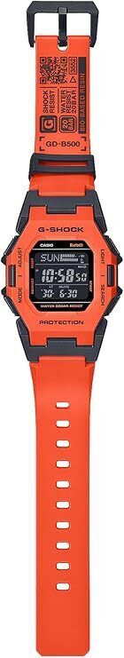 CASIO G-SHOCK GD-B500FL-4JF Orange Color model Japan Import CASIO G-SHOCK GD-B500FL-4JF Orange Color model Japan Import